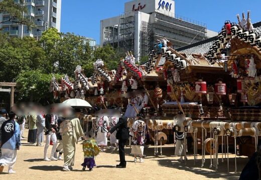 本日まで 東灘だんじり